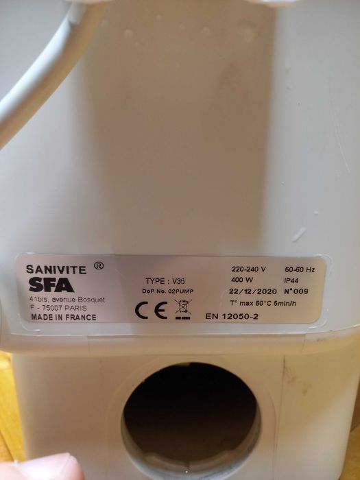 Sanidouche Pompa ape uzate cu tocator