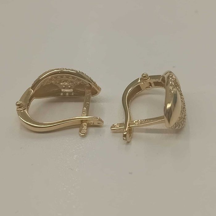Cercei aur 14k 2.75g (ag49 Esplanada b.6473) * 2 ani garantie!