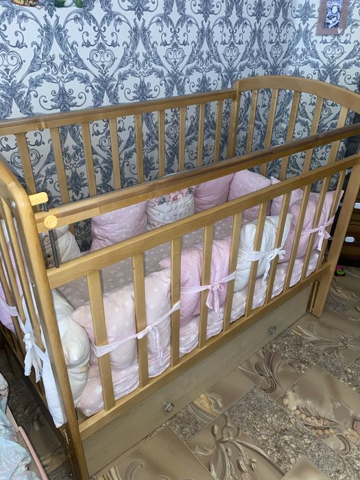 Кровать детская манежка