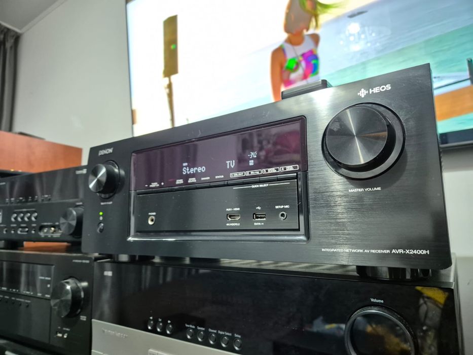 Denon Avr X2400H 7.2/4k/Atmos/Bluetooth/Heos/Wifi/Spotify/usb etc.