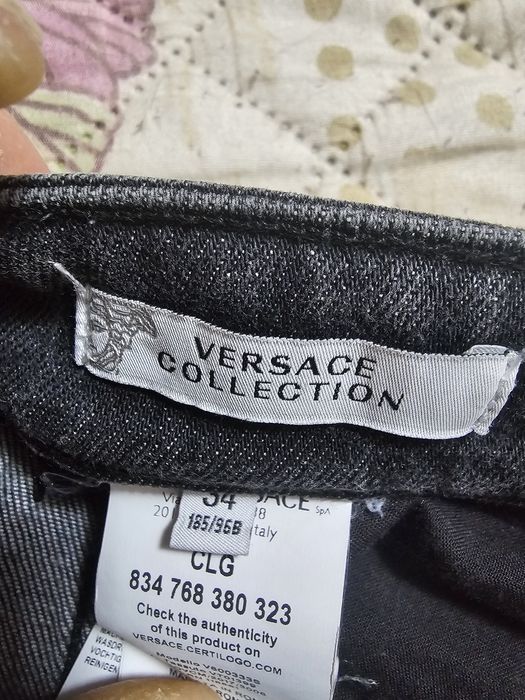 Blugi gri versace
