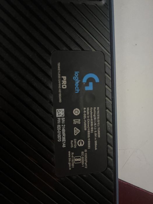 Logitech Pro keyboard