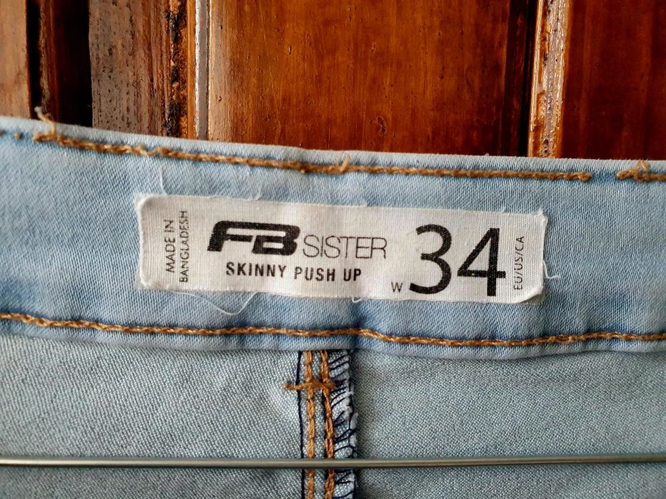 Blugi fete strech talie înaltă