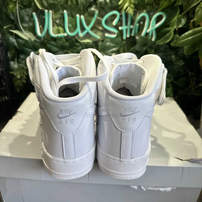 #SALE# Nike Air Force 1 Mid Triple White - Verificare Colet -