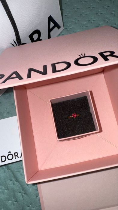 Кольцо Pandora сердечко