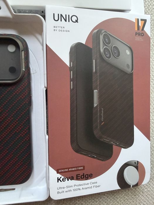 Кейс iPhone 17 Pro Uniq kevguard/Spigen