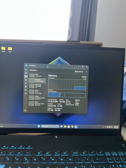 ASUS TUF A16 Gaming – Ryzen 7, RTX 4050, 16 GB RAM, 512 GB SSD – Ca Nou, Garanție