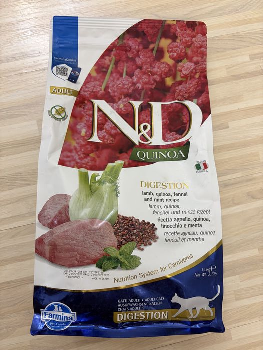 Сухой корм для кошек Farmina N&D digestion quinoa