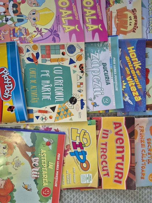 Pachet 20 materiale educaționale & cărți activități grădiniță (Editura Edu, Play-Doh)
