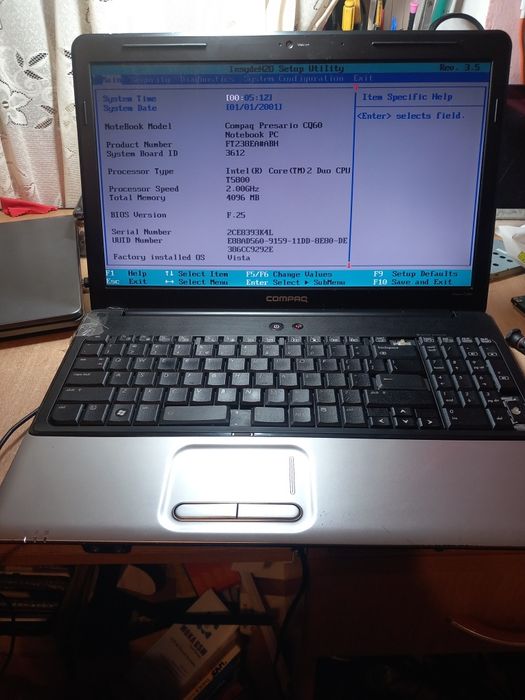 Laptop Compaq CQ60 pentru piese