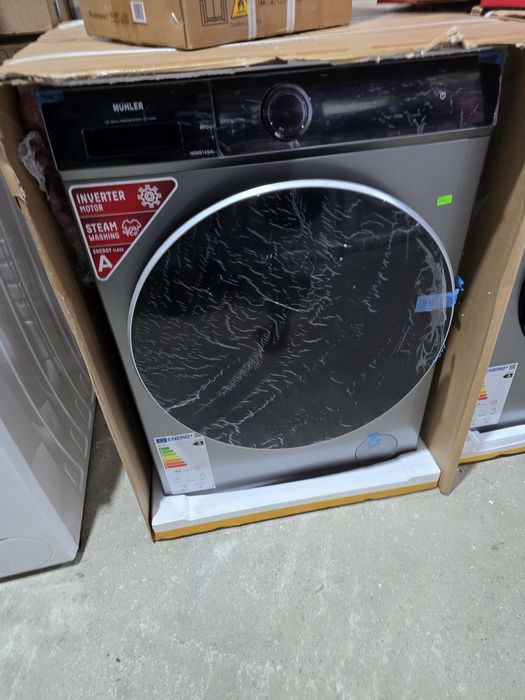 Нова инверторна пералня с пара Мюлер/Muhler 9 кг