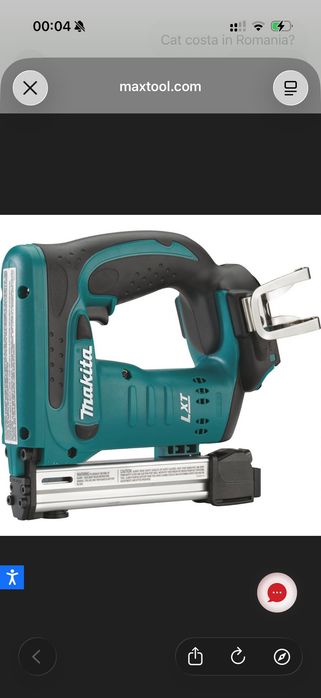 Vand capsator profesional Makita 18V LXT, nou, in cutie. Cumparat din SUA