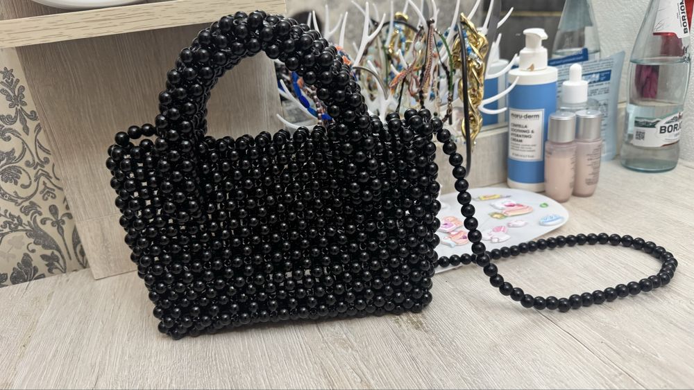 Сумочка из бусен