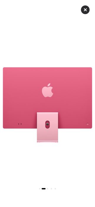 Sistem Desktop PC iMac 24" (2024) cu procesor Apple M4, 8 nuclee CPU and 8 nuclee GPU, 24", Retina 4.5K, 16GB, 256GB SSD, Pink
