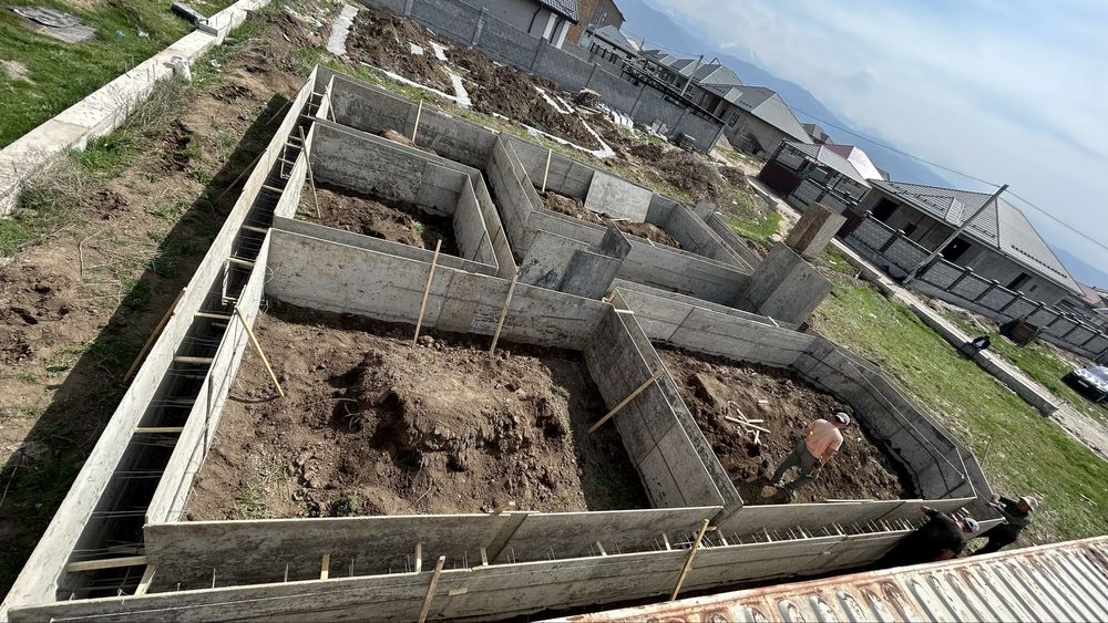 Заливка Фундамент