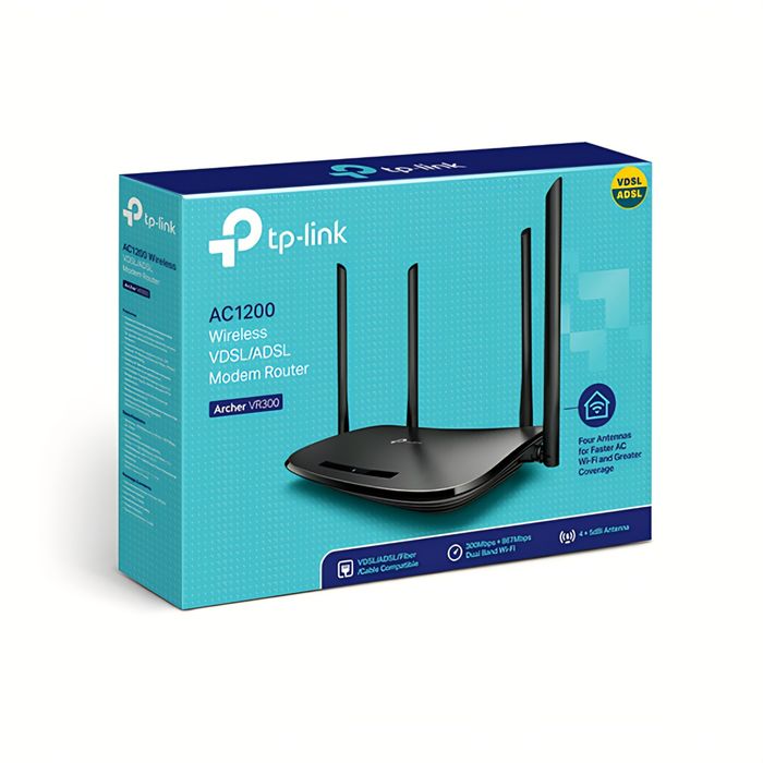 Роутер вайфай wi-fi интернет модем tp-link AC1200 Archer VR300