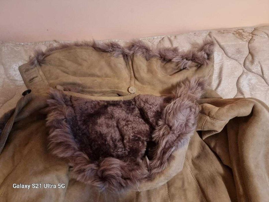 Cojoc damă blana naturală clasa LUX, ultrafinisaj, marimea XL/XXL, Made in Romania, Orastie, fabricat pentru export, purtat de 2 ori, este impecabil