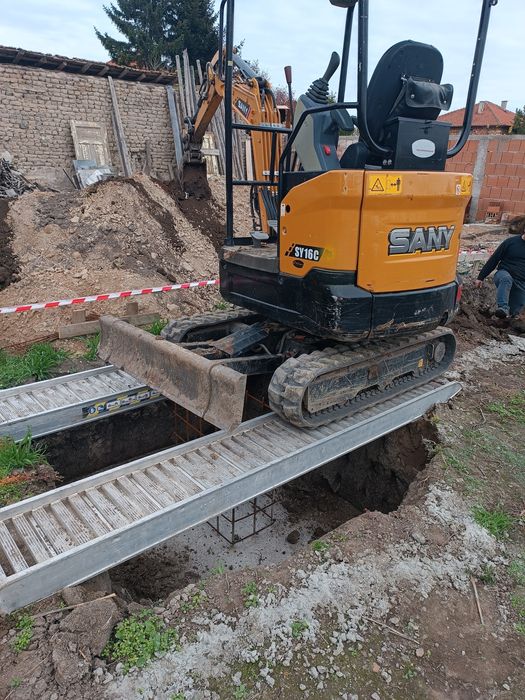 Услуги с мини багер и самосвал до 3.5 т