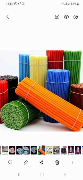 Свечи восковые и благовонии