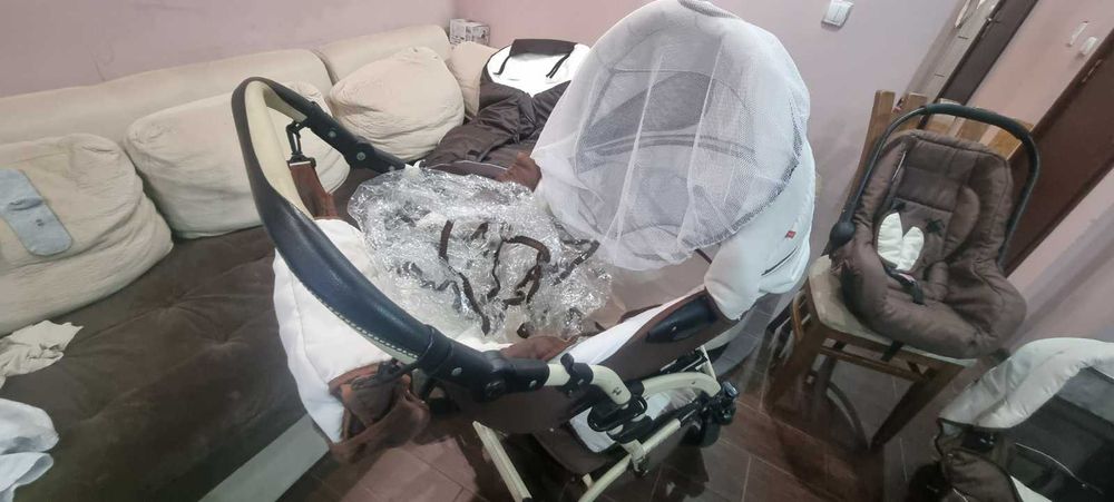 Детска количка С ПОДАРЪЦИ  Adbor S Line Бебешка