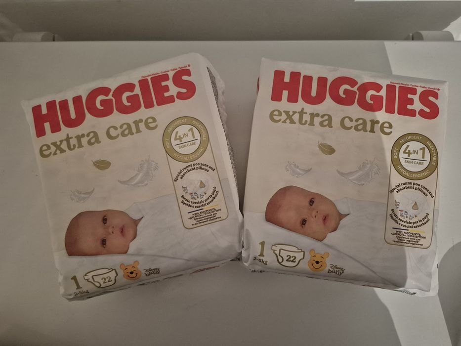 Set scutece Huggies Extra Care nr.1