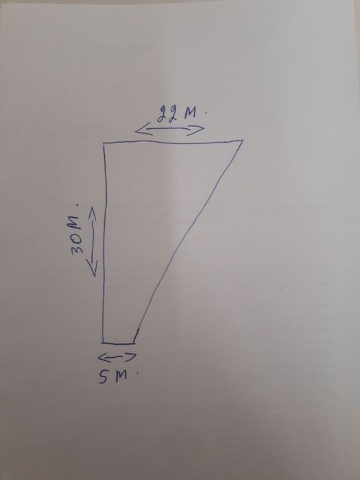 Қибрай туман Илғор маҳалла эски Бирлик маҳаллада 4.5сотихли ер сотилад