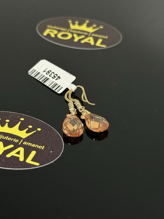 Bijuteria ROYAL : Cercei AUR 14K NOU / 2.88 GR