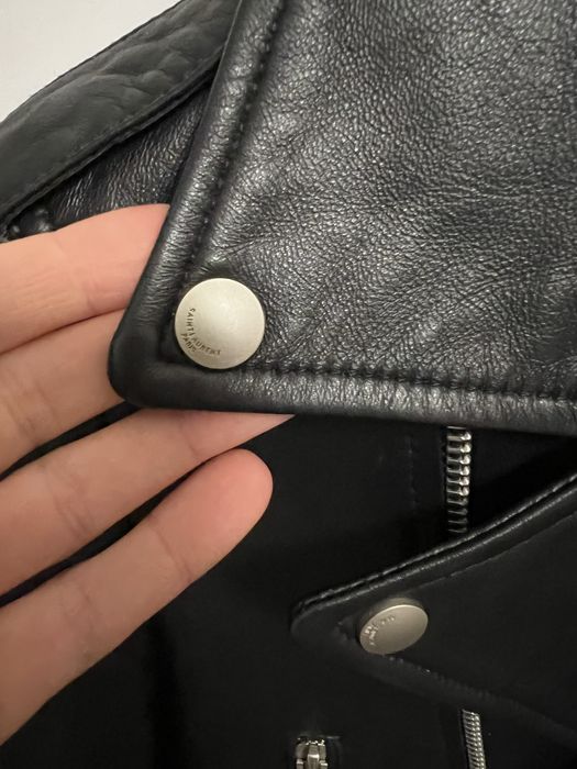 Saint Laurent YSL яке от естествена кожа, S размер