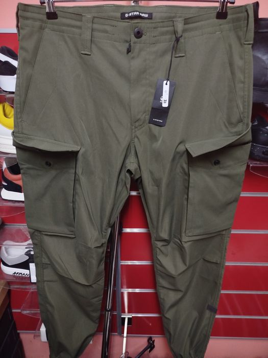 Оригинален панталон G-Star Raw Core W36 нов мъжки карго зелен