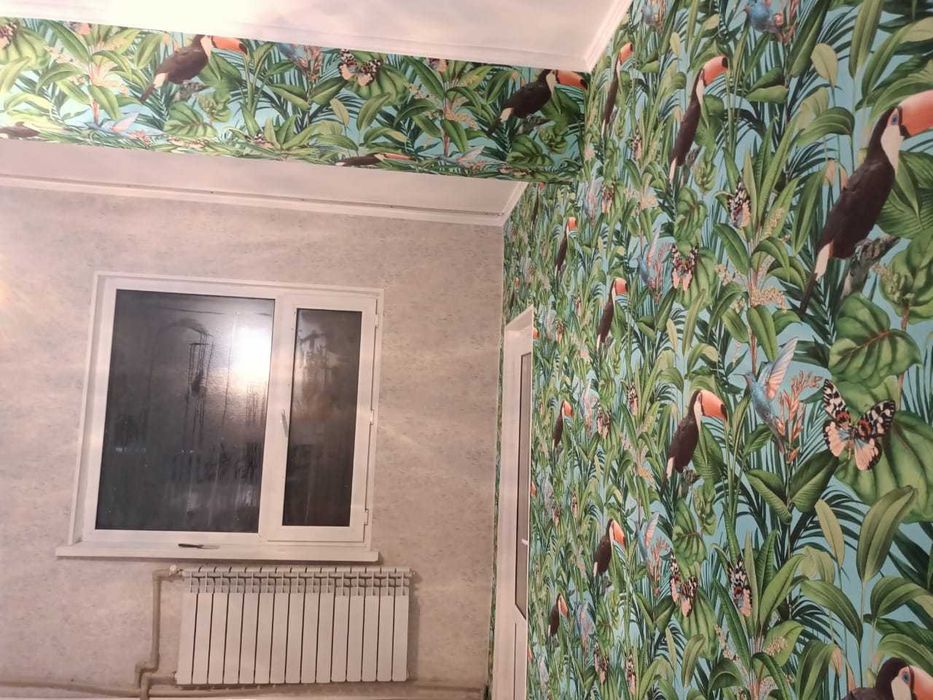 Качественная поклейка обоев