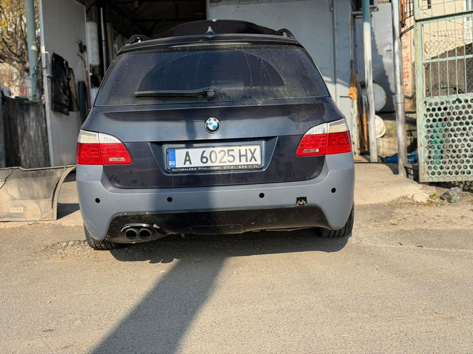 Задна броня Bmw E61 комби (2003-2007) - M Tech с отвори 24mm, тунинг