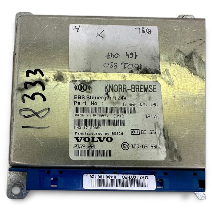 21726226 Unitatea de Control EBS VOLVO,KNORR-BREMSE,BOSCH B7, B8, B9, B12 bus (2005-) VOLVO