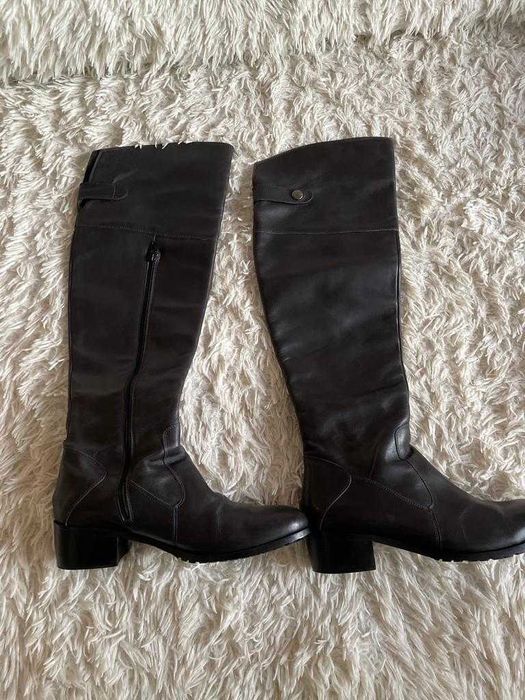 Cizme piele lungi Gianros