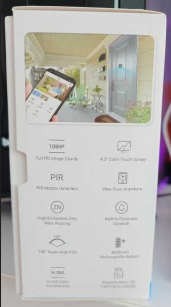 Sonerie wireless cu monitor HP4 Ezviz CS-HP4