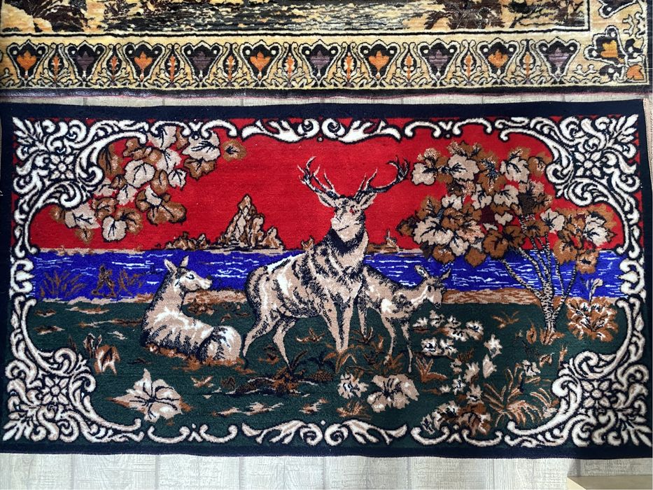 2carpete de perete.Rapirea din serai/cerbul si caprioara