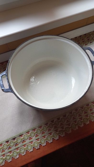 Vand cratita/vas cu torti fonta,emailata nefolosita