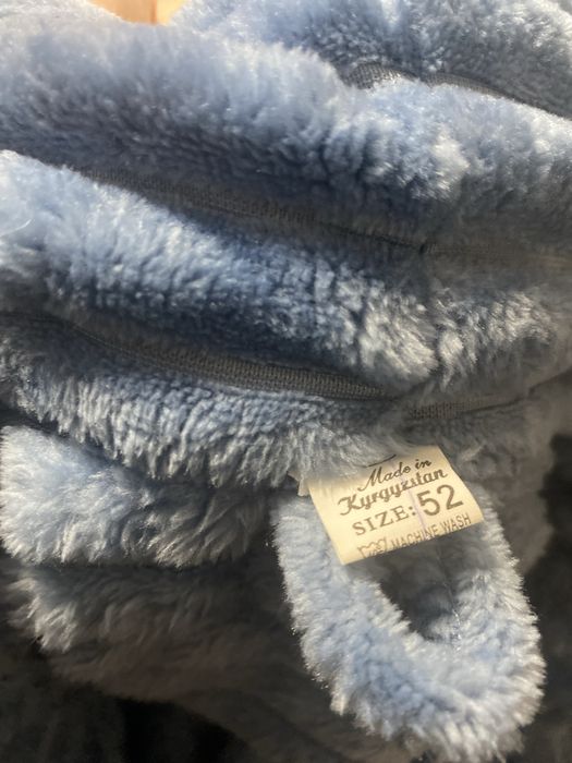 Синий новый халат