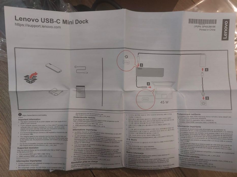 Lenovo USB-C Mini Dock
