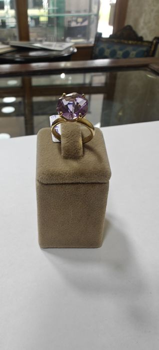 Inel aur  cu ametist 18k 5.74gr (r)