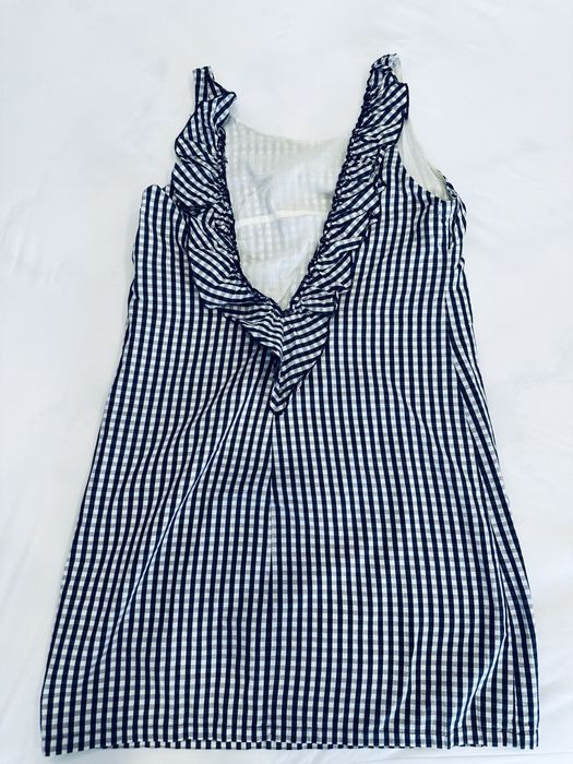 Летнее платье в клетку