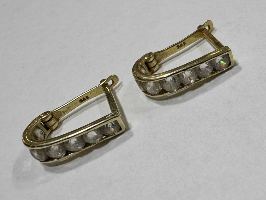 Златни обеци 14 К 585 /1,27 Г.