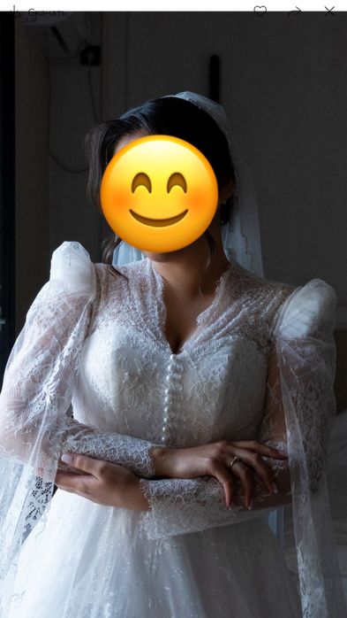 Шикарное свадебное платье