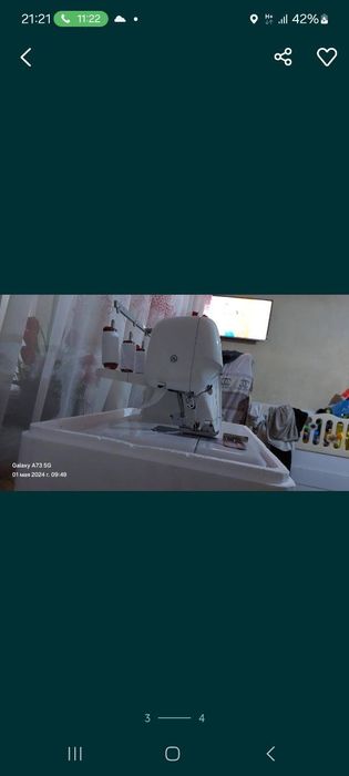 Chayka averlog tikuv mashinasi