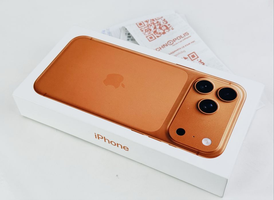 НОВ! Apple iPhone 17 Pro 256GB Cosmic Orange 2г. Гаранция!