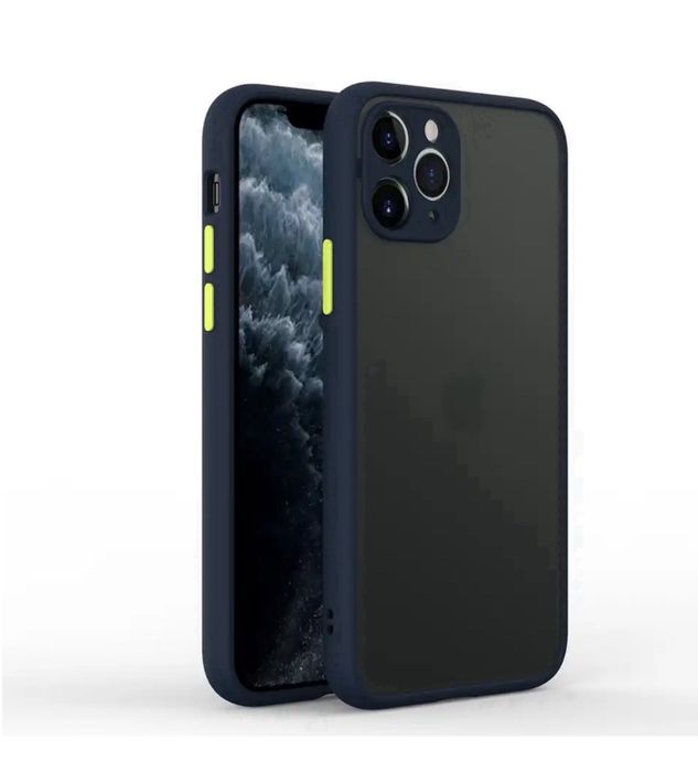 Husa Hybrid Gase Spate Plastic Mat - Iphone 11/12/13/14 PRO MAX