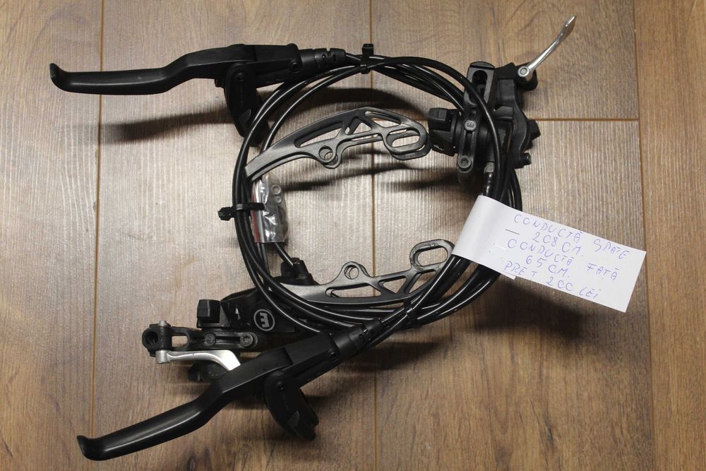 Set manete frane hidraulice Magura pe saboti