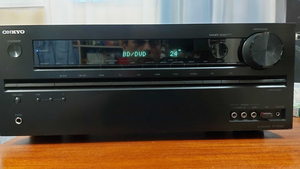 Receiver Onkyo TX-NR626 7.2CH 4K, BT, WI-FI, USB, DTS-HD, 2 ZONE