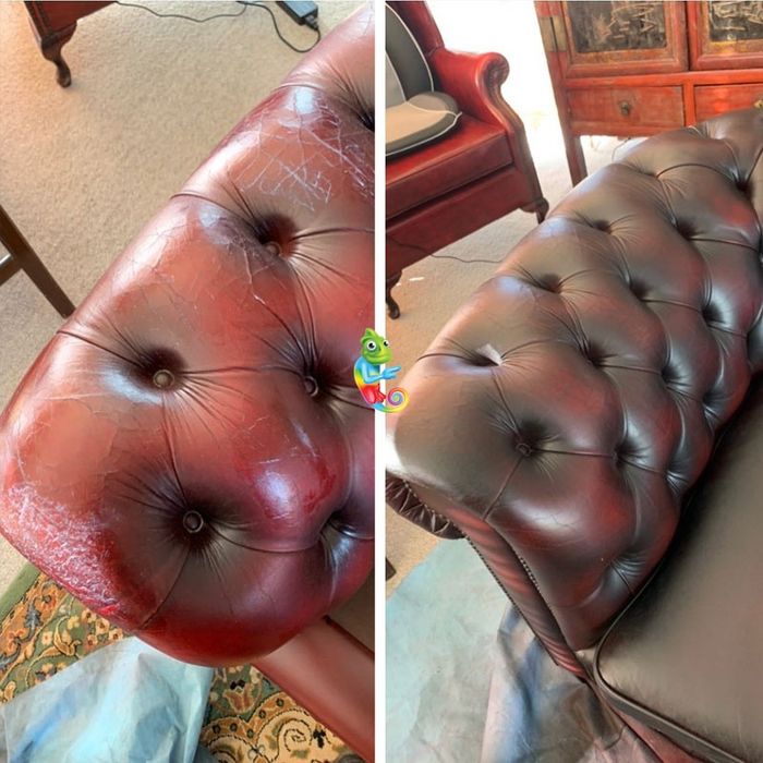 Restauram  mobilier  stil cu piele naturala pret de la
