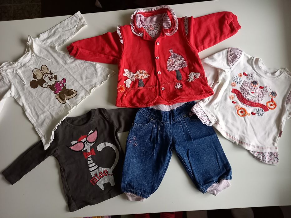 Дрешки 12-18 месеца: Бебешки космонавт, палто, блузки, рокля