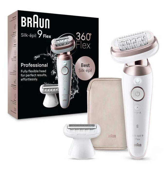 Epilator Braun Silk-épil 9 Flex (NOU, GARANȚIE) 50% din preț eMag